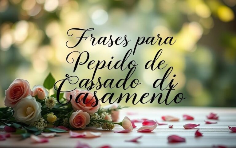 frases para pedido de casamento emocionantes