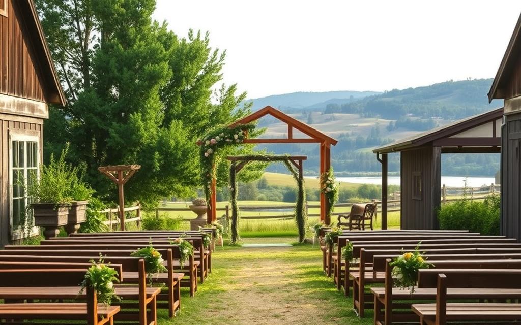 Locais para casamento rústico