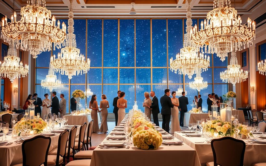 festas bodas de cristal