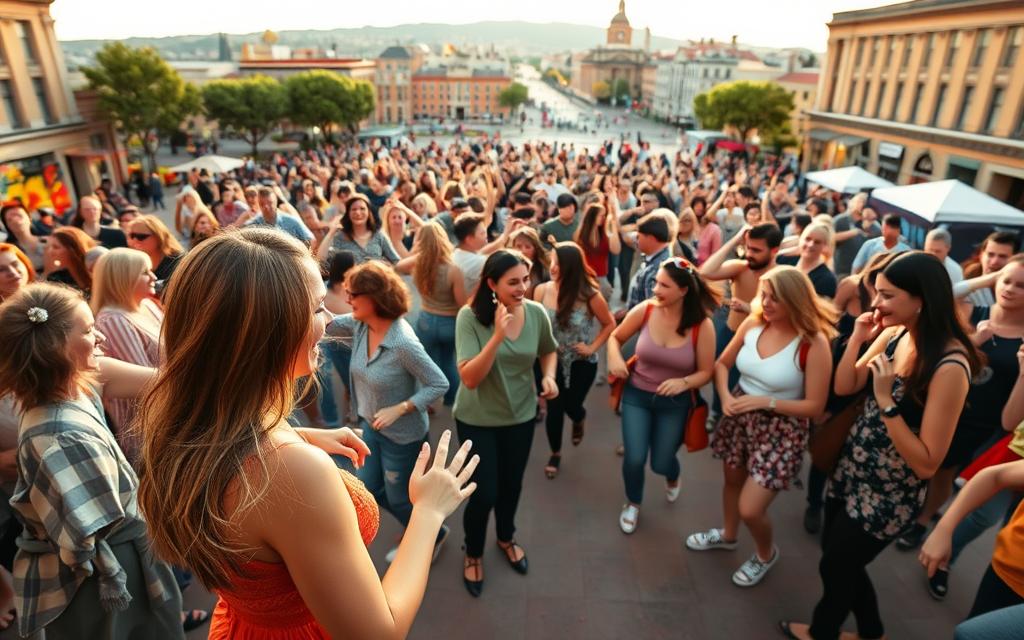 flash mob pedido casamento