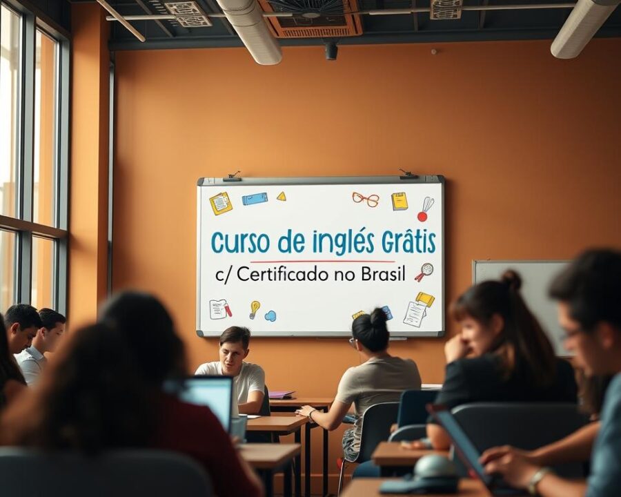Curso de Inglês Grátis c/ Certificado no Brasil