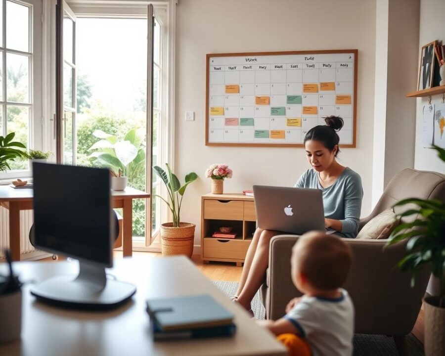 Como Organizar o Tempo com Filhos e Trabalho
