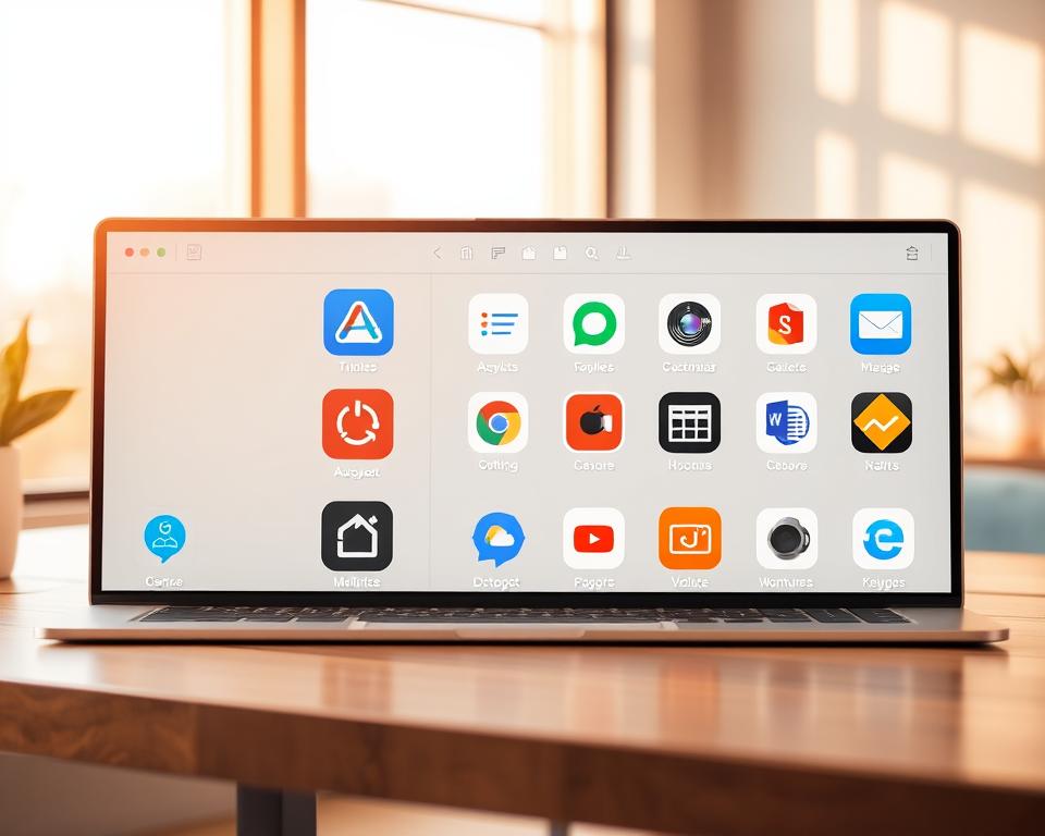 comparação de apps de produtividade