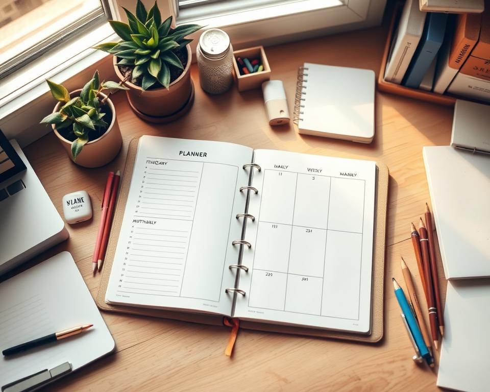 dicas para montar um planner caseiro