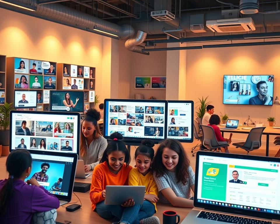 plataformas online de ensino